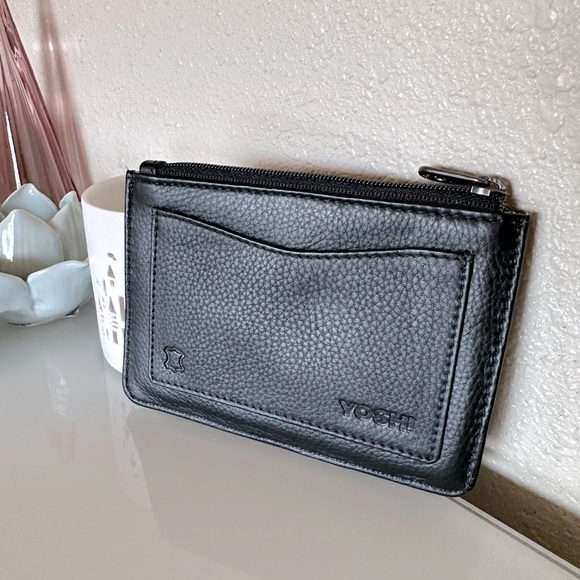 NWOT 🖤 Throwback Black “Save Ferris” Bueller Zip Card Wallet. - Picture 2 of 3